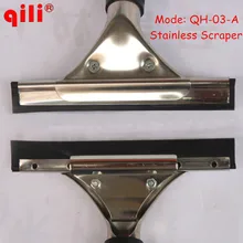 20 шт./лот DHL Qili qh-03-a вода стекла Скребки Инструменты нержавеющей скребка для очистки стекол дома Ванная комната Стекло чистке 15/ 25/35 см