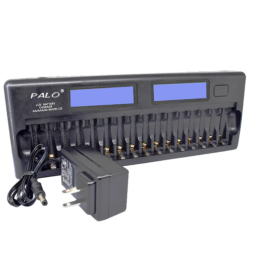 

NC32 12/16 Slot Lcd Display Smart Battery Fast Charger Multiple Protection Charger For NI-MH NI-CD AAA or AA battery