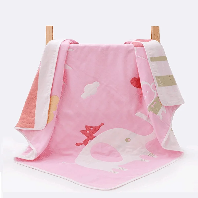 

Square Cotton Muslin Blanket Swadding 6 Layers Thick Newborn Bath Towel Toddler Stroller Blankets Baby Blankets Nap Quilt