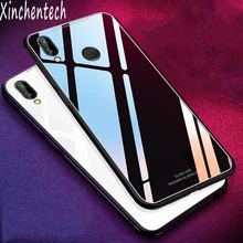 Стеклянный чехол для Xiaomi Mi9 Mi 9 SE Mi8 Mi 8 Lite Play F1 силиконовая рамка+ стеклянная крышка на Xiomi Redmi Note 7 Fundas Redmi GO Coque