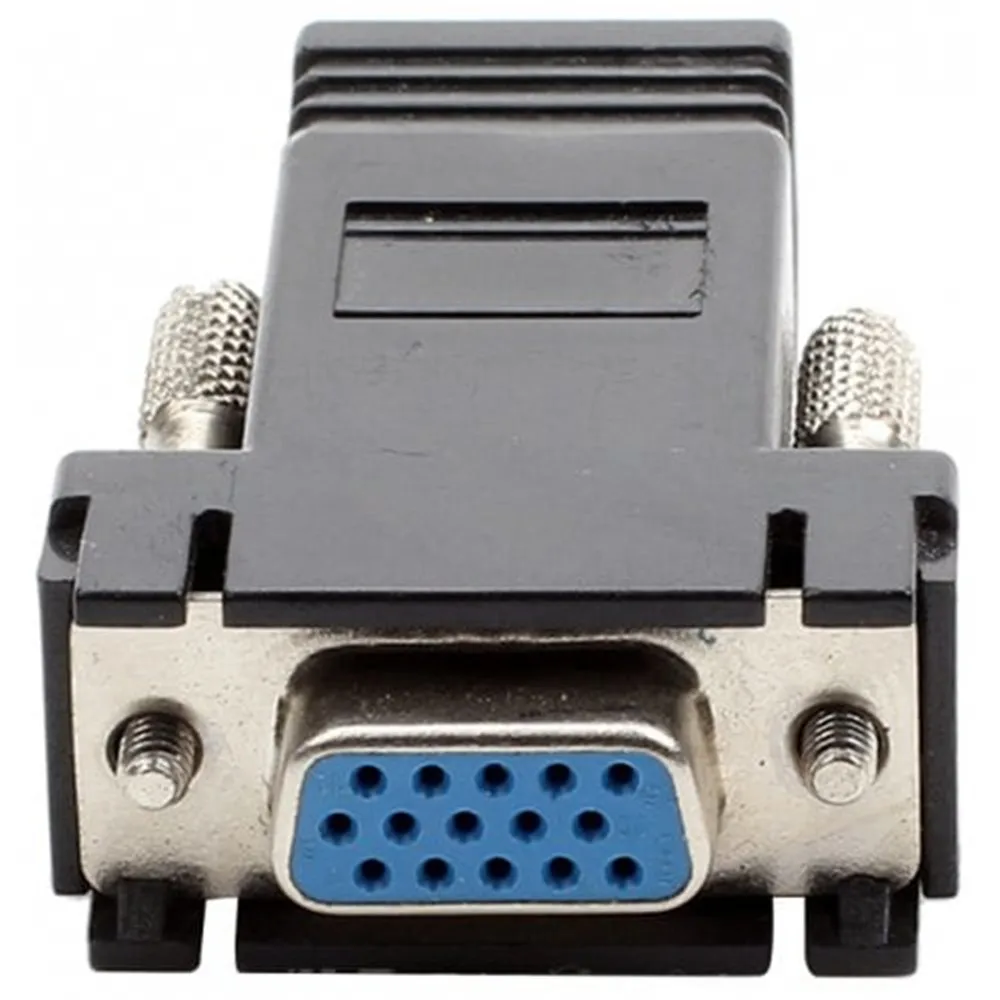 Пару VGA удлинитель шнура мужской или женский к локальной сети Cat5 Cat5e RJ45 Ethernet