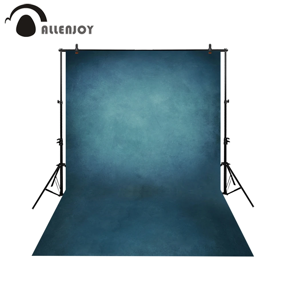 Allenjoy Thin Vinyl cloth photography Backdrop blue Pure