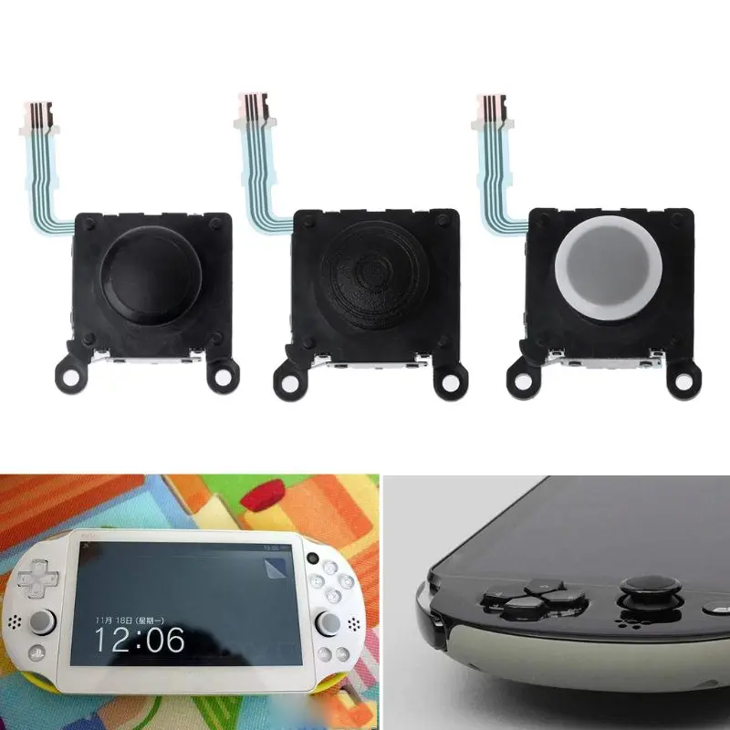 Оригинальная Левая Правая 3D Кнопка аналогового управления джойстик Замена для sony playstation PS Vita PSV 2000