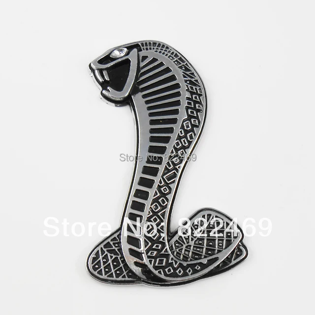 1PCS Alloy 3D Snake Cobra Logo Car Sticker Emblem Badge Decal Auto Suv