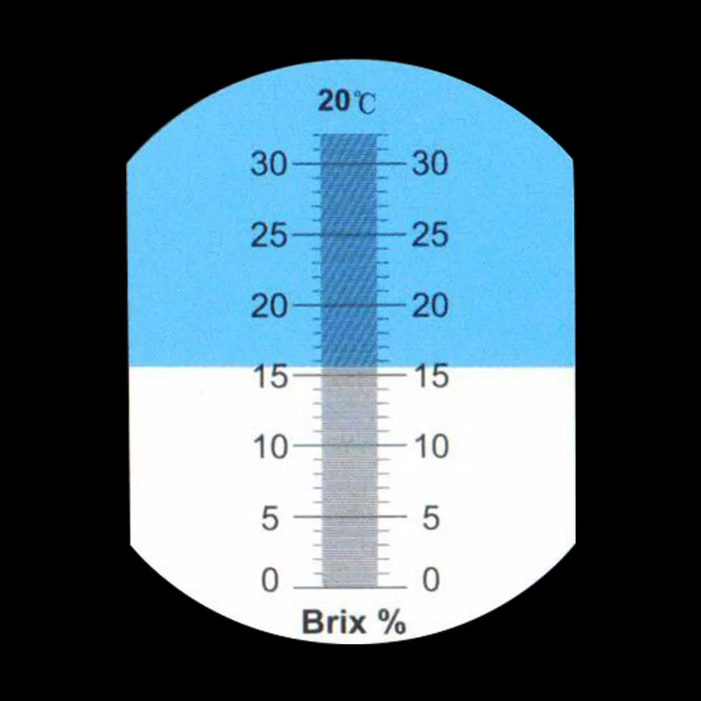 Шкала рефрактометра. Шкала Брикса в рефрактометре что это. Шкала рефрактометра сахара. Рефрактометр шкала Brix. Рефрактометр, ручной, 0 - 90 % шкале Брикса ISOLAB.