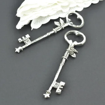 

5Pcs metal key Charm Antique Tibetan Silver Pendant Jewelry Products Charms Diy Pendants For Necklace Bracelets 2236