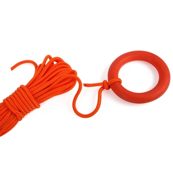 

100ft / 30m Floating Line + Buoyant Loop Strong Reflective Safety Water Sports Rescue Equipment Orange