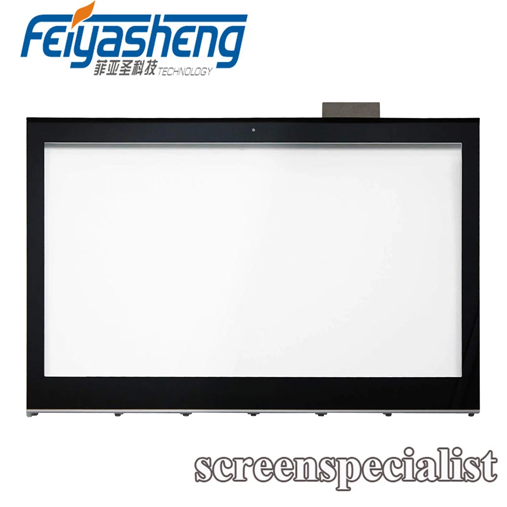 Сенсорный экран Стекло + дигитайзер Рамка для sony Vaio T15 SVT15 SVT151A11L серии|ЖК-экран