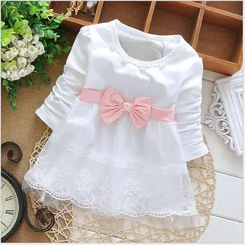 Newborn Baby Girl Pink Color Dress Party And Birthday Wear 1