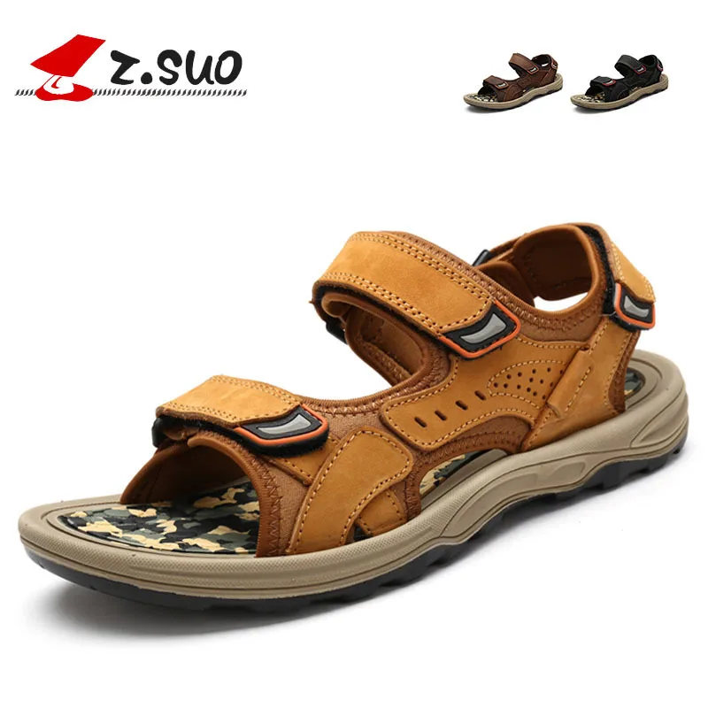 Z.SUO Fashion Soft Men Sandals Leisure Summer Shoes Comfortable Men