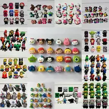 12-24 шт./компл. Микки Мстители домашних животных с героями «Улица Сезам» Гринч подвески для обуви аксессуары для обуви украшения для обуви для детей с рисунком «крокодил» Подвески Jibz