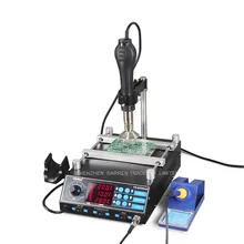 1 шт. 110 V/220 V YIHUA-853AAA BGA паяльная станция сварочный аппарат горячего воздуха пистолет паяльник паяльная станция