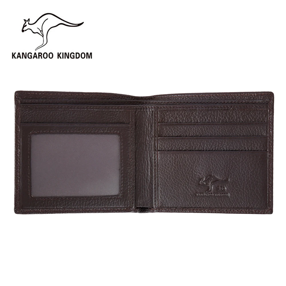 Kangaroo Kingdom, известный бренд, мужские кошельки, натуральная кожа, короткий дизайн, кошелек, деловой мужской Карманный Кошелек, кредитный держатель для карт