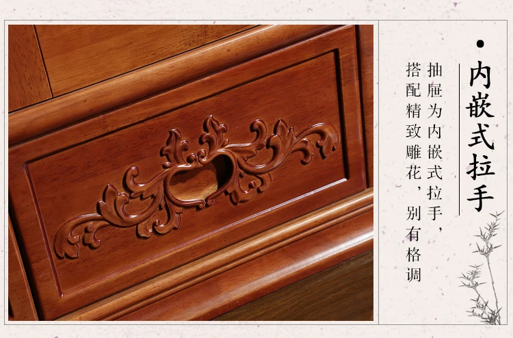 Луи моды шкафы китайский стиль пальто шкаф 5 дверь открытый классический спальня шкаф
