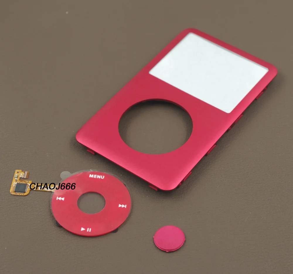 

RedFront Faceplate with Lens Red Clickwheel Central Button Tools for iPod 6th 7th Classic 80GB 120GB Thick Thin 160GB