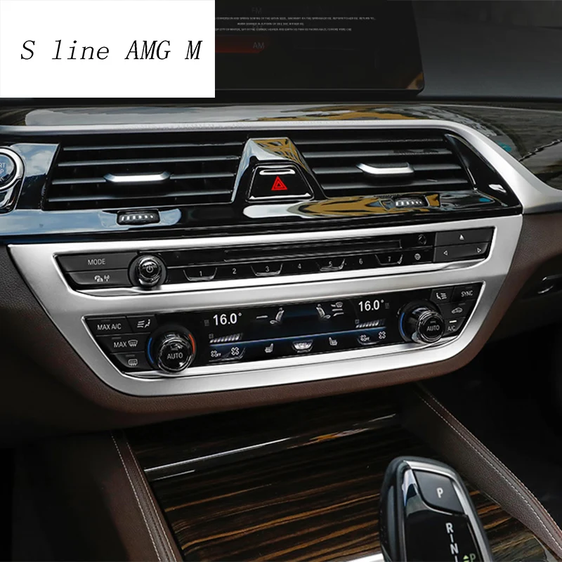 Для BMW X3 G01 2018 внутренняя отделка кондиционер CD панель управления декоративная