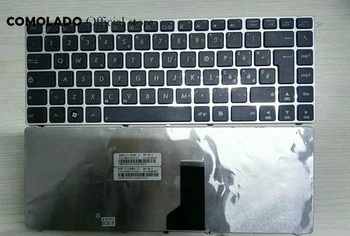 

IT Italy Keyboard for Asus UL30 K42 U45 UL80 U80V U82 N82 A42 X42 X43 K43 black with silver Frame keyboard IT Layout