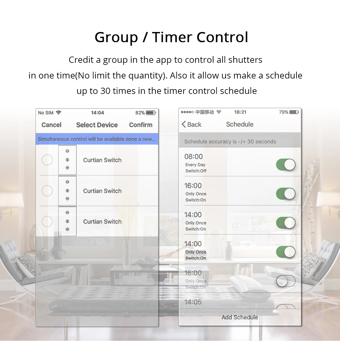 EU Curtain Switch Blind Switches For Standard Roller Motor Slide Engine Google Home Assistant Alexa Echo Wifi APP Control(3)