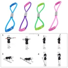 ✔ Главная Спорт Фитнес Yoga 8 Shape Pull Rope Tube Оборудование Инструмент Тренажерный зал Упражнение ①