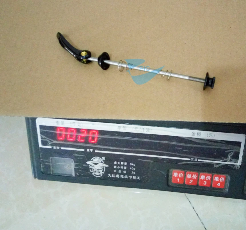 42g Ti skewer stiff road wheel quick release ultralight titanium skewers Black Ti quick release