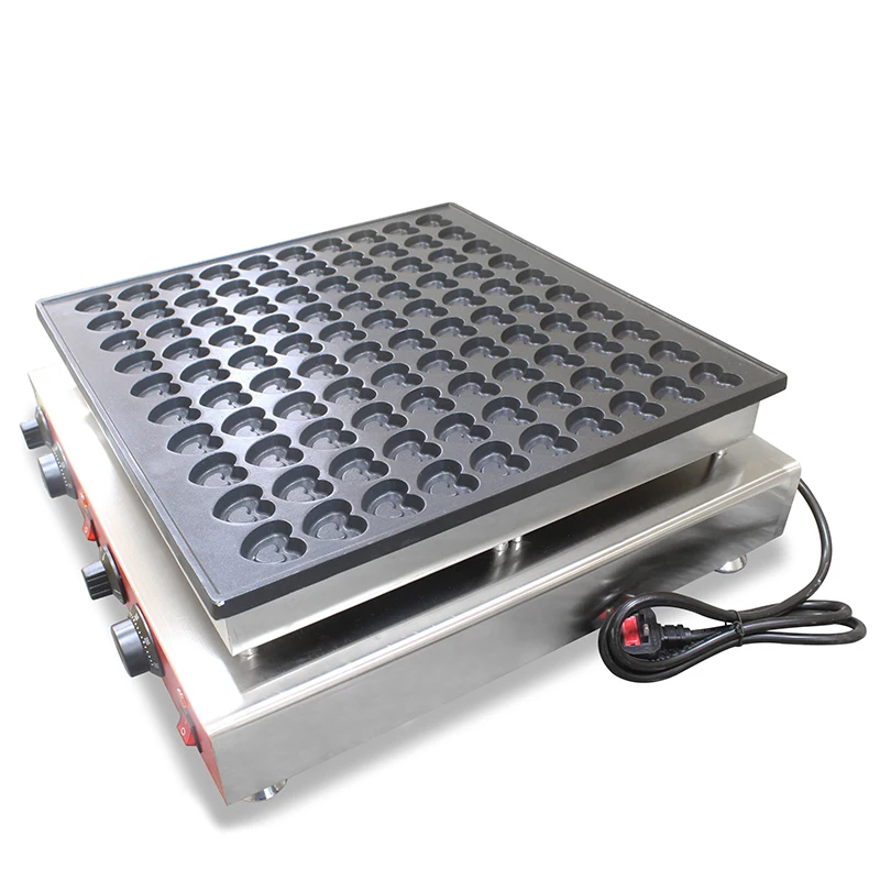 Heart Shaped Waffle Maker Mini Dutch Poffertjes Grill Machine /heart