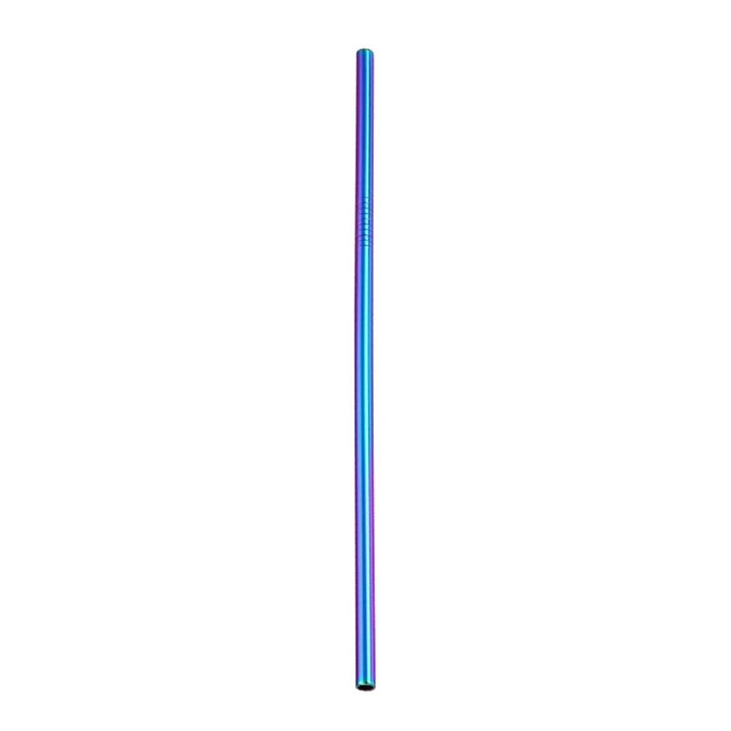 Reusable Drinking Straw Stainless Steel Metal Staws Party Tableware Supplies Drinking Tube for Juice Tea - Цвет: Multi-color