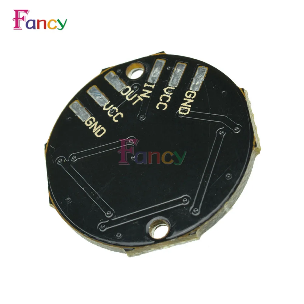 7 бит светодиодный WS2812 5050 RGB кольцевая лампа светильник LED со встроенным драйверы