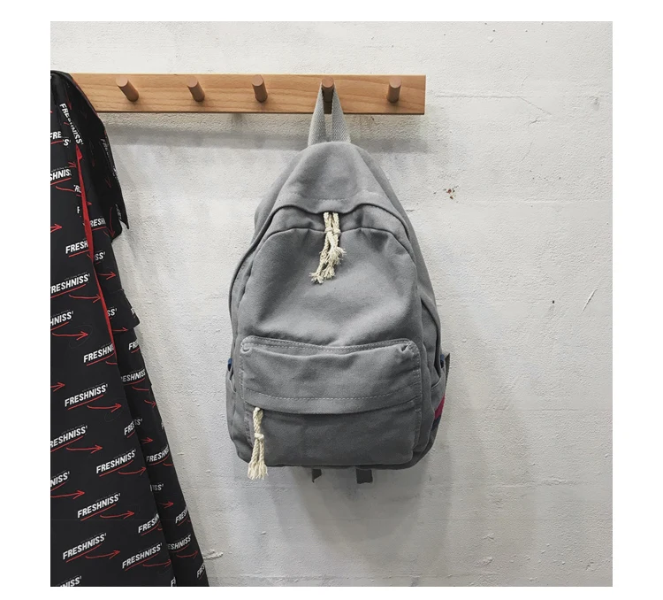 Menghuo Vintage Canvas Women Backpack Fashion Travel Backpack for Teenager Girls Student School Bag Casual Rucksack Female 2019_33_23
