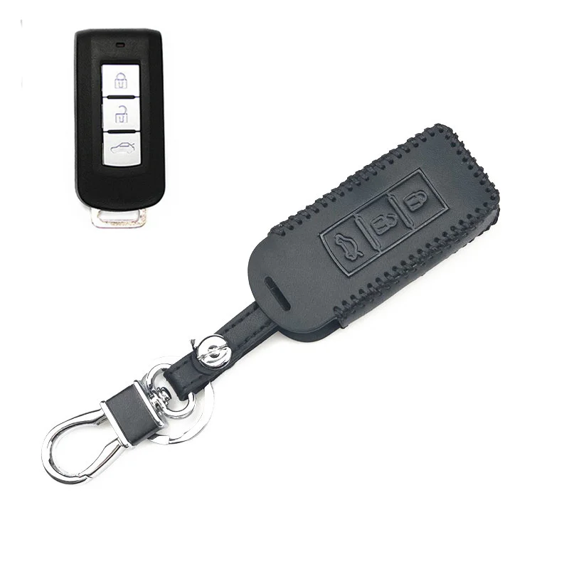 

Hot sale For Mitsubishi outlander ex Lancer / for Mitsubishi Asx Pajero 2 Button Car Key Chain Remote Control Car Key Cover Case