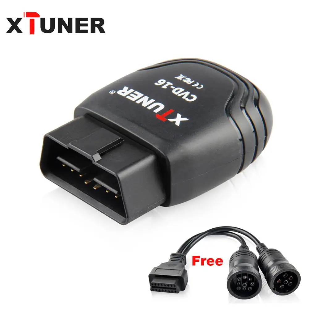 Xtuner CVD 16 грузовик диагностический инструмент для Android Bluetooth OBD 2 сканер EOBD тяжелых