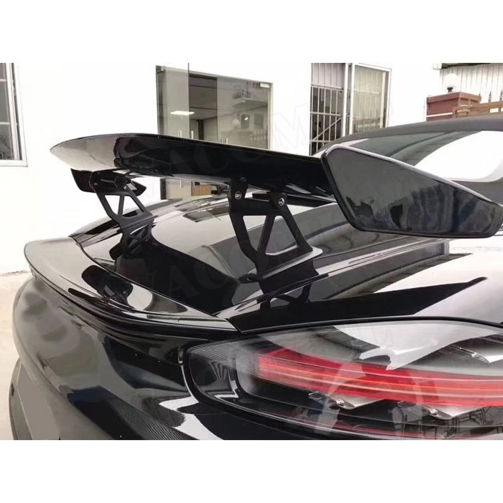 Задний спойлер из углеродного волокна задние крылья для Porsche Cayman 981 986 987 718 GT4 GT 2016