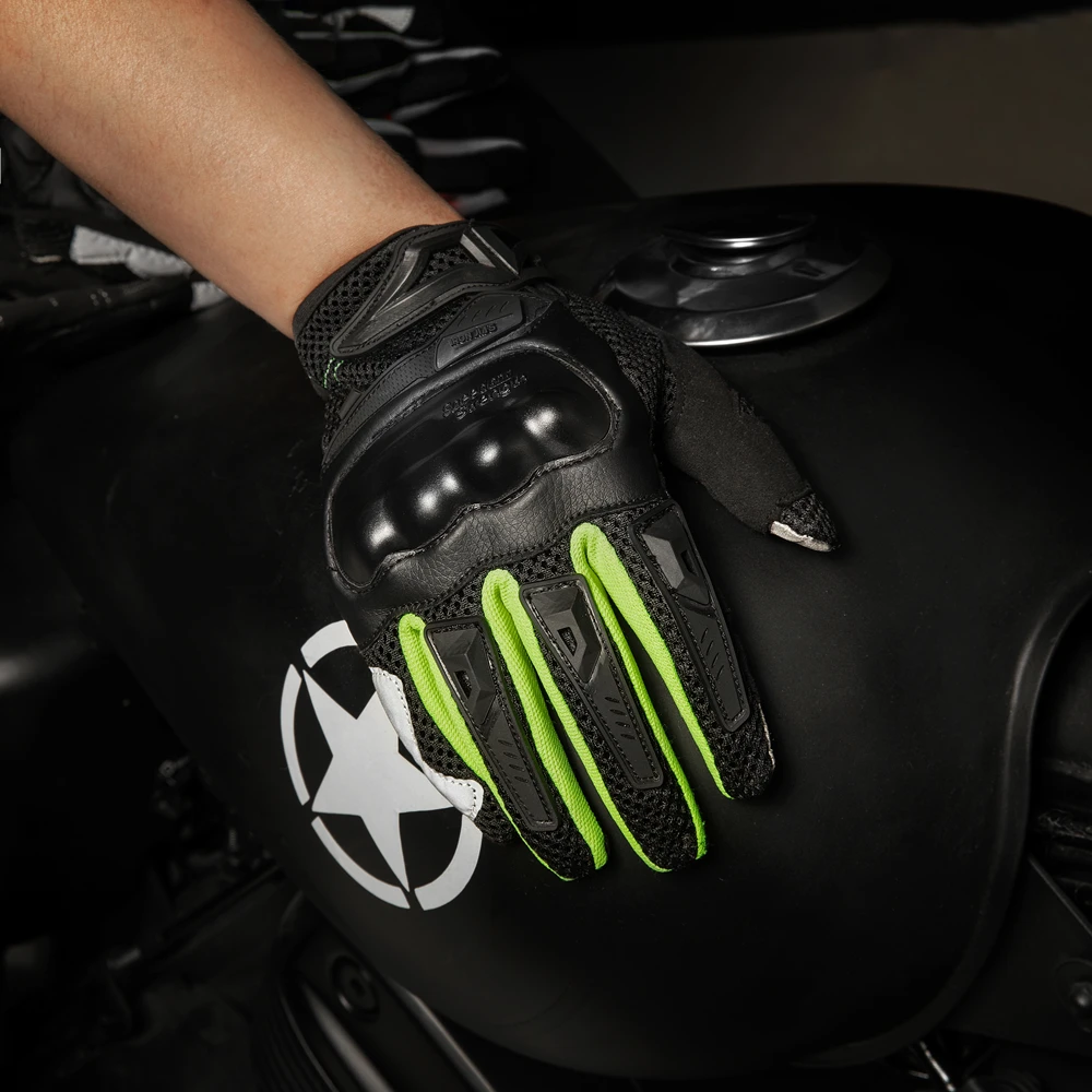 Мотоциклетные Перчатки с сенсорным экраном, дышащие ударостойкие перчатки для мотогонок, защитные перчатки для мотогонок, Luva Motociclista