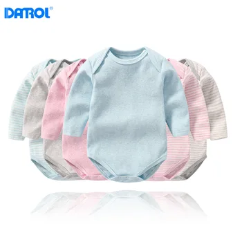 

DANROL Baby Winter boy girl cotton Bodysuits Newborn Baby Long Sleeve Underwear Infant comfortable bodysuit