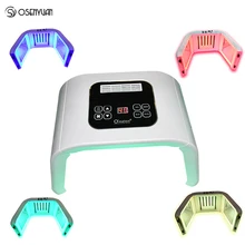 7 цветов, светодиодный, электрическая маска для лица, фотон, антивозрастной аппарат, PDT терапия, омоложение кожи, средство для удаления акне, против морщин, спа