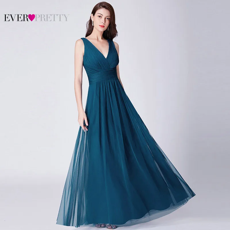 Burgundy Bridesmaid Dresses Wedding Ever Pretty New Summer 7 Styles Sparkle Blush Pink Wedding Guest Gowns Vestido Madrinha - Цвет: EP07526TE Tulle