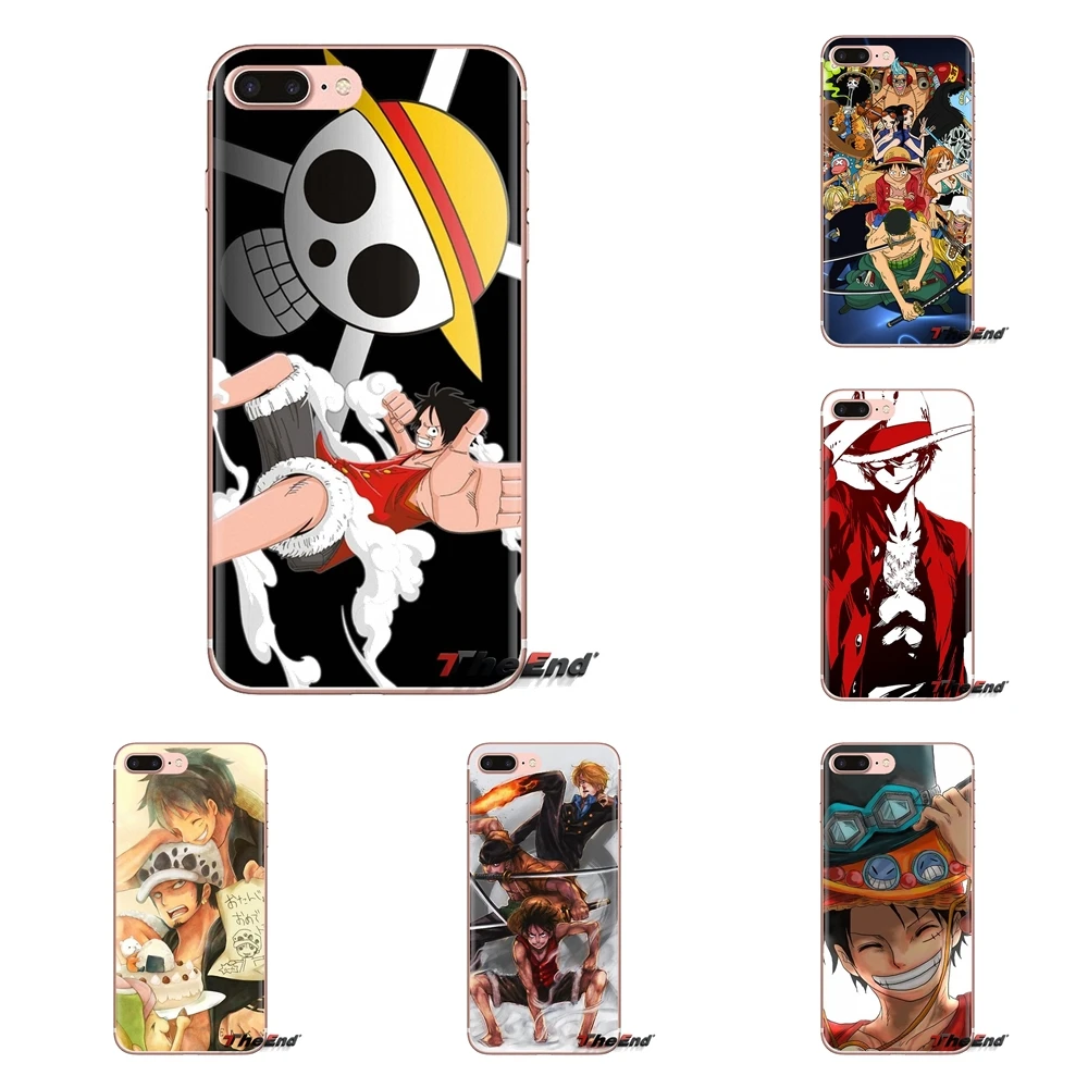 Ультра тонкий чехол аниме One Piece Monkey D Luffy ACE для LG Spirit Motorola Moto X4 E4 E5 G5 G5S G6 Z Z2 Z3 G2 G3 C Play