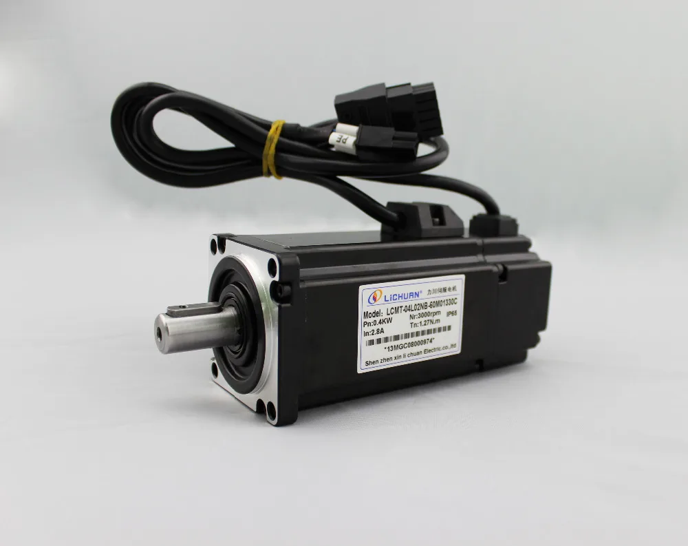 

Lichuan 200w servo motor 0.637N.m 3000rpm 60ST AC servo motor 60ST-M00630