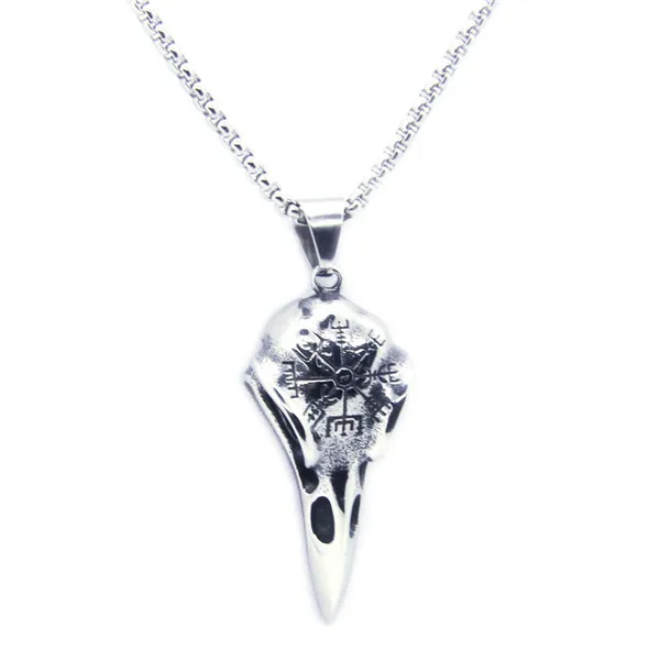 

100% Personal Design Eagle Skull Bone Pendant 316 Stainless Steel Fashion New Cool Ladies Man Skull Bone Pendant Necklace