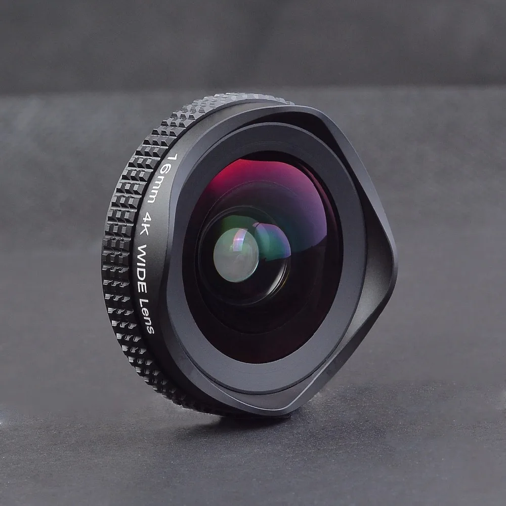 mobile phone camera lens APEXEL Pro Camera Lens Kit 16mm 4k Wide Angle Lens with CPL Filter Universal HD Mobile Phone Lens for iPhone 7 6S Plus Xiaomi best mobile lens for photography