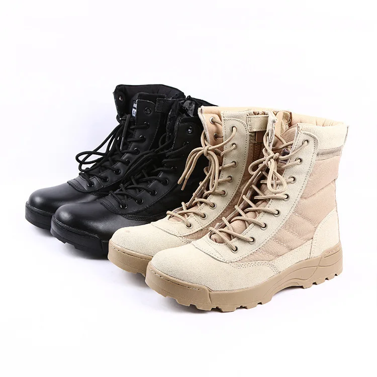 Militares Prova Do Água Deserto À Preta De Táticas Swat Inverno Exército Hombre Masculinos Acima Bege Ata Tornozelo Botas D' Sapatos preto Combate wgSxYx