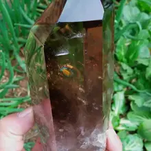 Ddh001462 ПРИРОДНЫЕ ДЫМЧАТЫЙ ЯСНО ИСЦЕЛЕНИЕ КРИСТАЛЛ КВАРЦА ТОЧКА