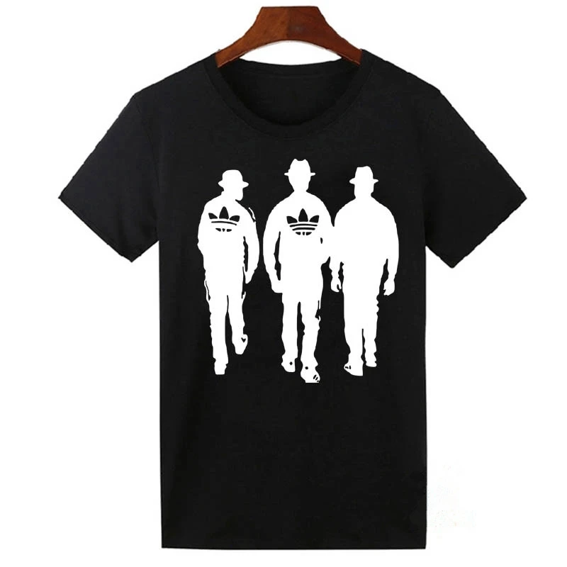Классические кеды унисекс Run DMC 80 S футболка летние хипстерские футболки Tumblr в