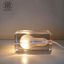 Современный светодиодный стеклянный Настольный светильник со льдом и кристаллами, настольная лампа для учебы, прикроватный столик, освещение для спальни, кафе, бара, магазина, Декор