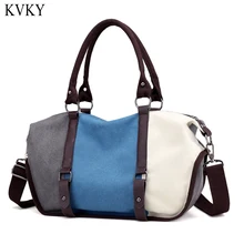 Новинка года Холщовая Сумка женские сумки-тоут сумки на плечо Модные повседневное курьерские Сумки Высокое ёмкость леди лоскутное стиль дизайн