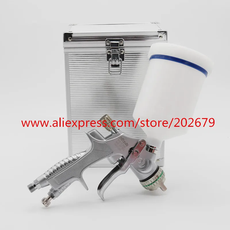 

FREE SHIPPING HVLP SPRAY GUN 1.3/1.7/2.0mm Paint spray gun professional Airbrush spray gun for painting cars gravity spray gun