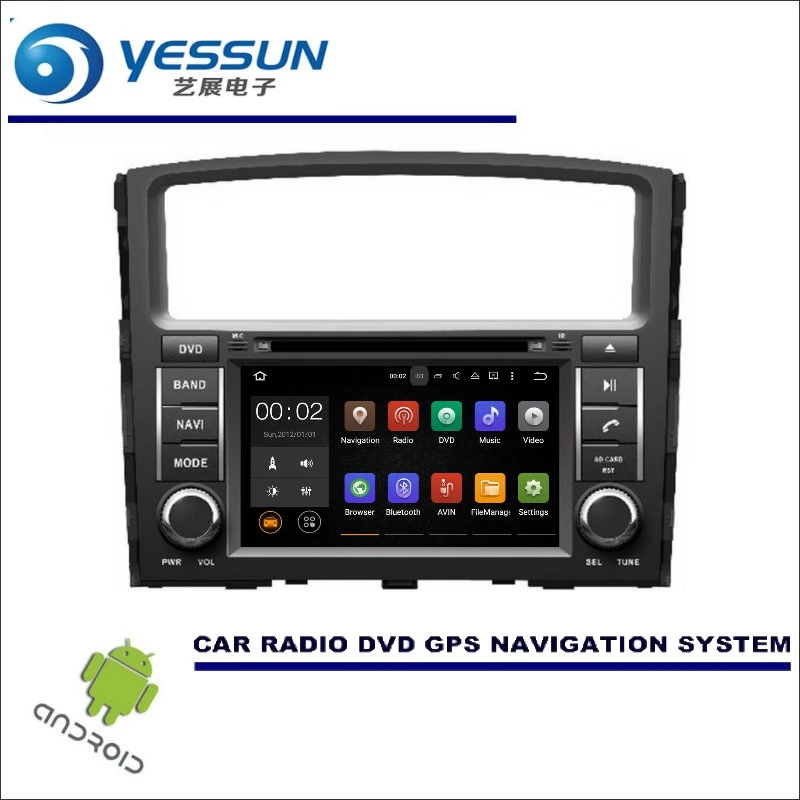 

YESSUN Car Multimedia Navigation System For Mitsubishi Pajero / Montero / Shogun CD DVD GPS Player Radio Stereo Wince / Android