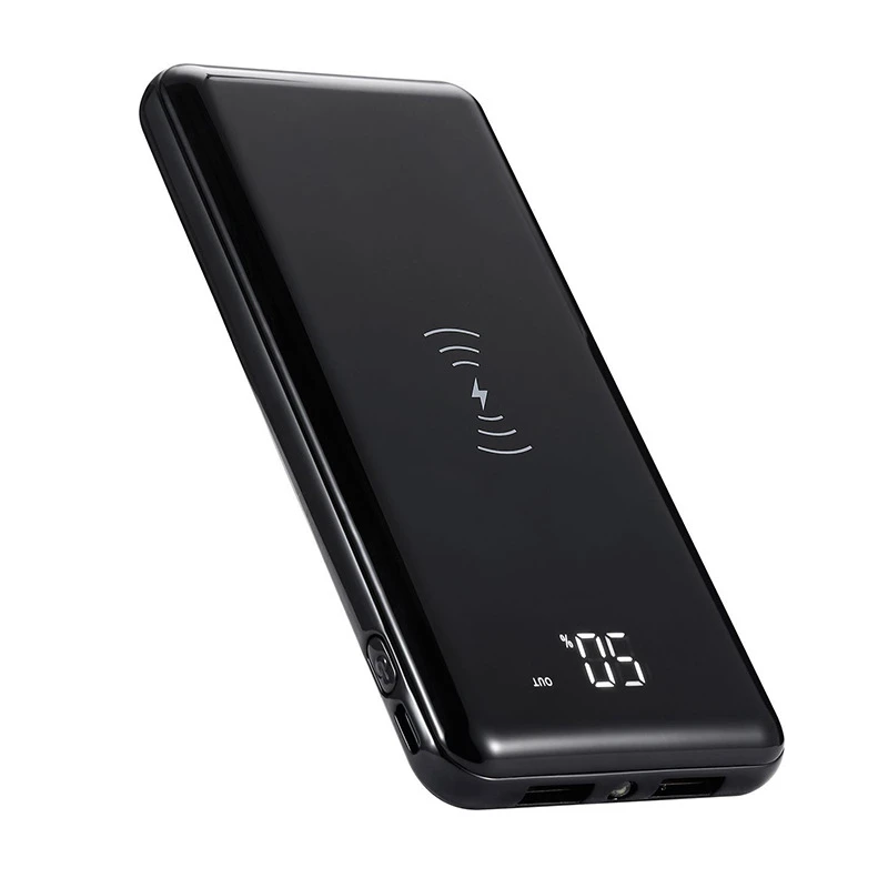 5W 10000mAh QI Wireless Charger Dual USB Power Bank with Digital Display External Battery Powerbank for iphone X Samsung Xiaomi 5W 10000mAh QI Wireless Charger Dual USB Power Bank with Digital Display External Battery Powerbank for iphone X Samsung Xiaomi