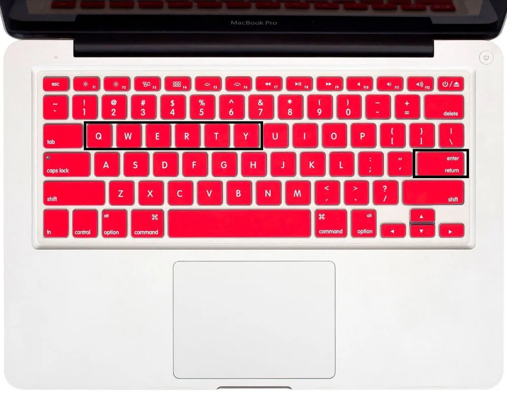 Для Apple Macbook Air Pro Retina 13 15 3 6 дюймов Американская английская силиконовая клавиатура