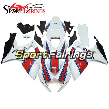 

White Red Blue ABS Sportbike Body Frames For Suzuki 2006 2007 GSXR600/GSXR750 K6 06 07 ABS Injection Motorcycle Fairing New