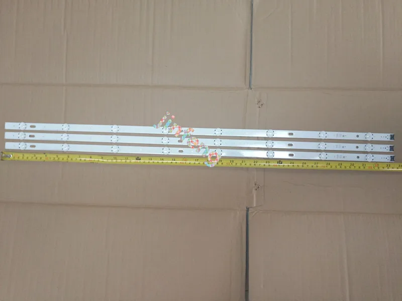 (Новый комплект) 3 шт. 8 светодиодный 850 мм лента для подсветки LG 43-uh6030 43UF640 экран